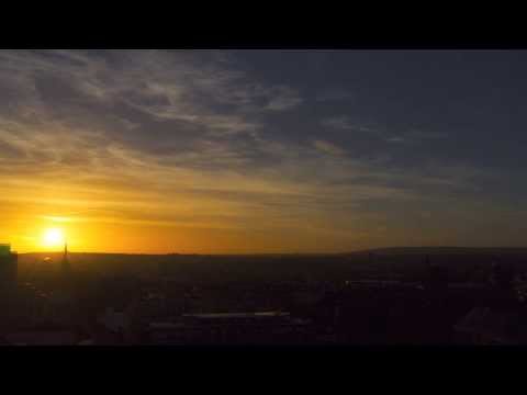 Sunrise and Sunset Timelapse – Bristol City Centre