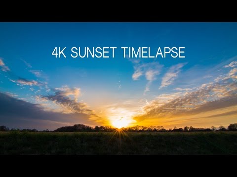 Sunset Timelapse in 4K