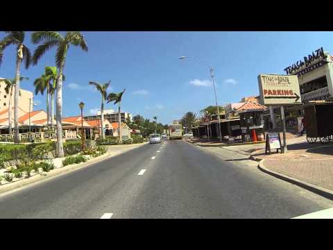 High Rise Hotels Main Street day time, Aruba