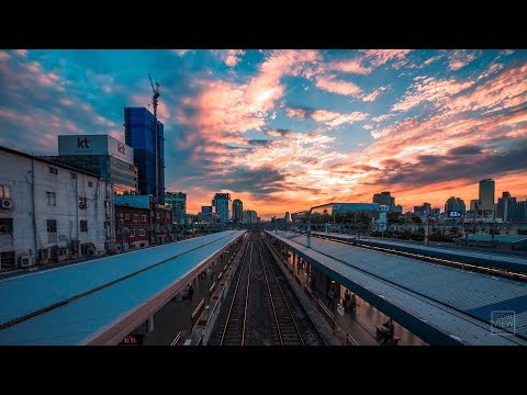 SEOUL SUMMER SUNSET Timelapse(4K 서울 타임랩스)