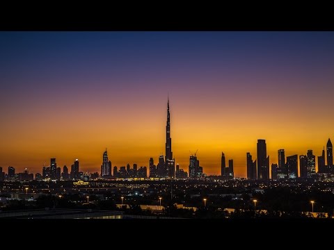 Timelapse Dubai Skyline Sunsets Amazing!!