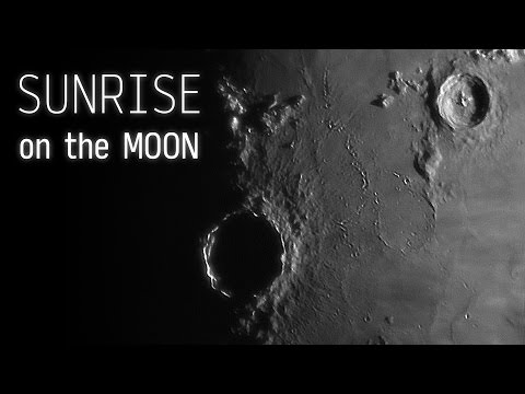 Sunrise on the Moon (Timelapse)