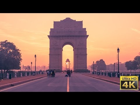 India gate | Sunrise | Timelapse | 4K | UHD
