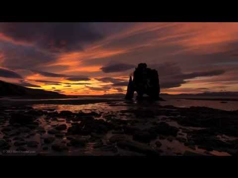 Hvítserkur Iceland sunset & sunrise time lapse