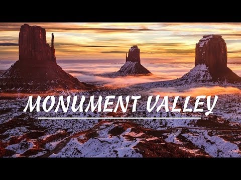 Monument Valley Sunrise, Utah, USA. (Time-lapse 2018)