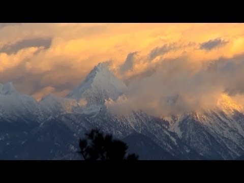 Fisher Peak Sunset Time Lapse    (Mountain Time Lapse)