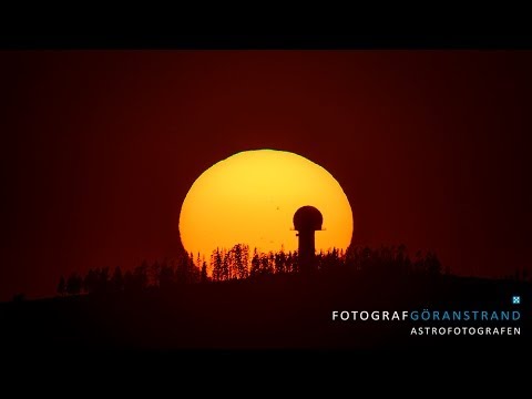 Sunset With Sunspots