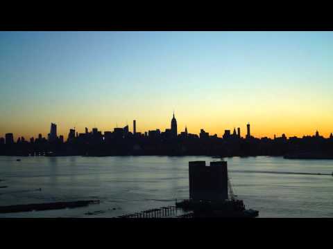 Timelapse Sunrise NYC Manhattan Skyline