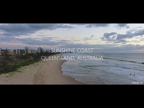 Sunshine Coast Australia, Sunrise – Aerial Footage & Timelapse