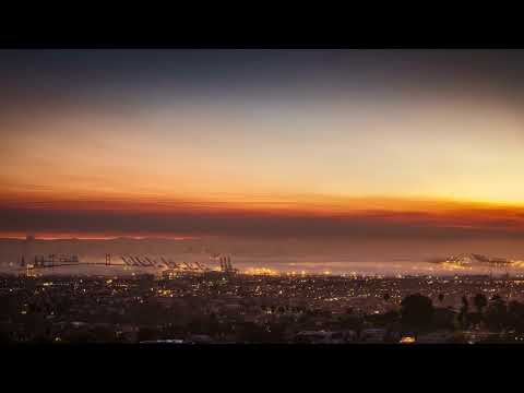 Timelapse of Port of LA Sunrise