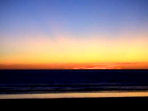 Time Lapse Sunset at Pismo Beach California.