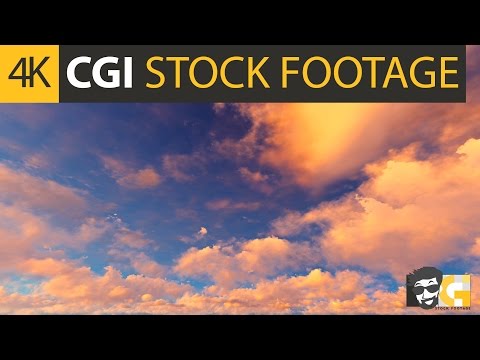 ( CGI 4k Free Stock Footage ) Dusk Sunset Clouds – Time Lapse Seamless Loop