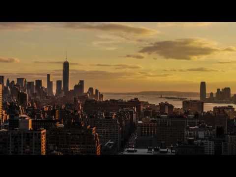 Sunset Time Lapse, New York City, Jan 2014