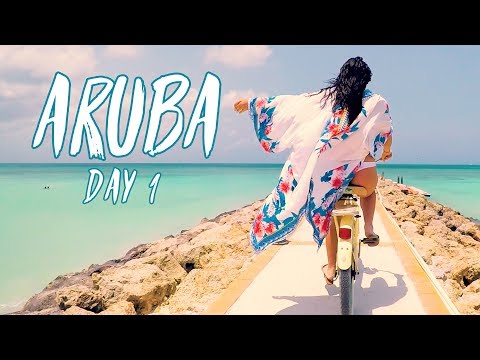 ONE HAPPY ISLAND! | ARUBA DAY 1 | Brodie & Kelsey