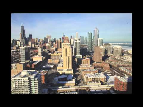 Chicago Time-Lapse Video.  Sunrise to Sunset on December 18, 2013