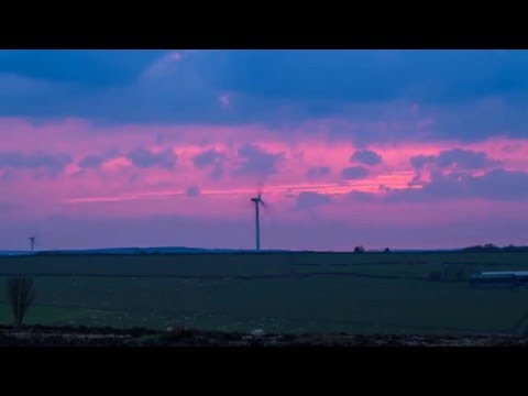 Pink Sunset Timelapse HD