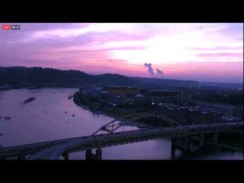 Pittsburgh Sunset May 27th 2018 Timelapse