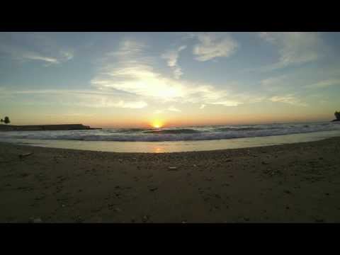 Sunrise Chicago  beach Time lapse