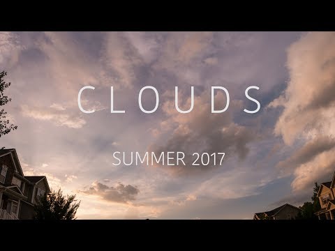4K Timelapse of Summer Clouds during Sunset and Sunrise