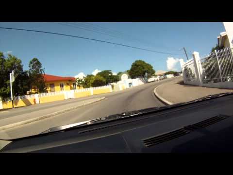 Driving to Baby Beach, Aruba