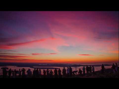 Cadillac Mountain Time Lapse Sunrise in Sony 4K ~ Acadia National Park ~ Bar Harbor Maine