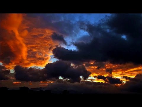 Time Lapse Sunrise Crazy Clouds