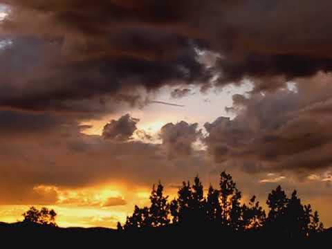 Timelapse Video: Red Clouds at Sunset