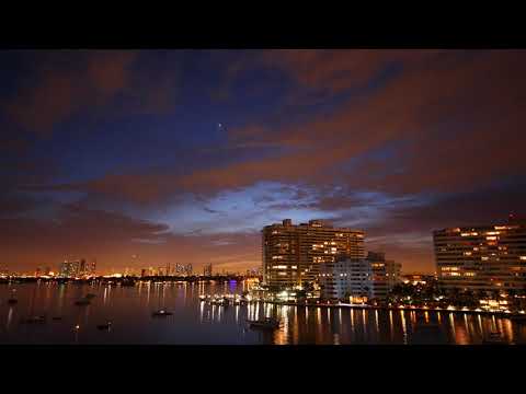 Miami Sunset June 2018 Timelapse