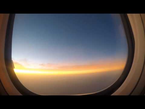 Chicago-Houston Plane Timelapse 4K Amazing Sunrise
