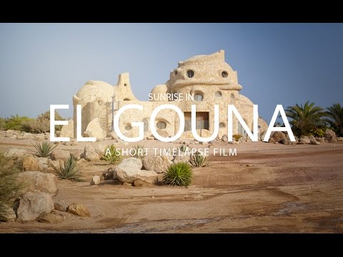 Sunrise in El Gouna. Short timelapse film