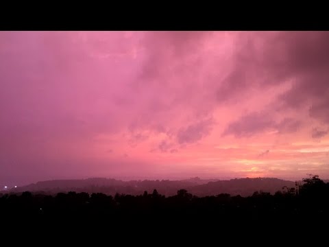 Watch stunning time-lapse video of storm, sunset in CNY