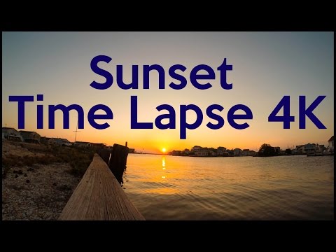 SUNSET TIME LAPSE – Jersey Shore – 4K