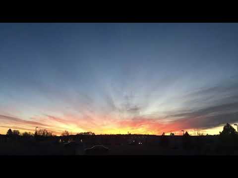 Sun rays – sunrise timelapse