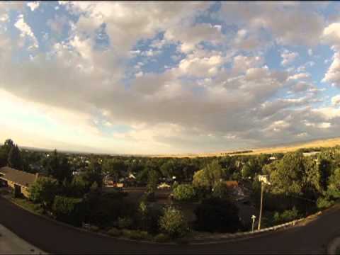 GoPro Time Lapse – Sunset and Sunrise over the Blue Mountains in Milton Freewater, Oregon