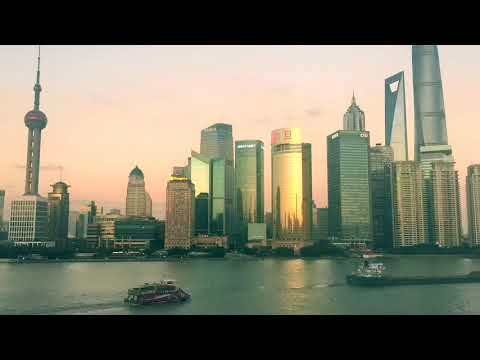 Shanghai Cityscape (Time-Lapse) Sunrise to Sunset