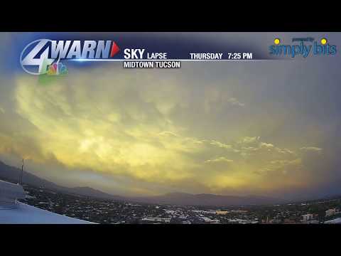 Dramatic mammatus sunset time-lapse
