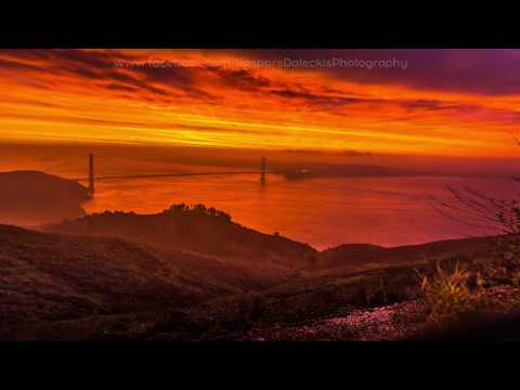 4K Golden Gate Bridge Epic Sunrise Timelapse USA