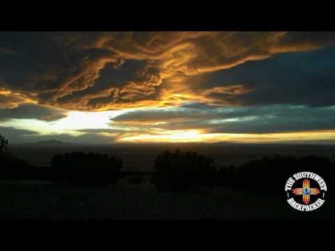 A New Mexico Desert Sunset/Sunrise In Winter