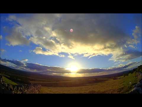 Allotment Diary : Dusk Clouds and Sunset around my plot Time lapse photography