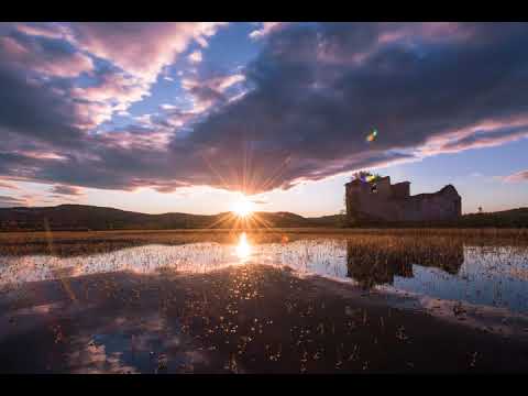 Sunrise above salt pans