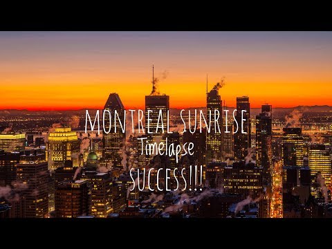 Montreal Sunrise Timelapse