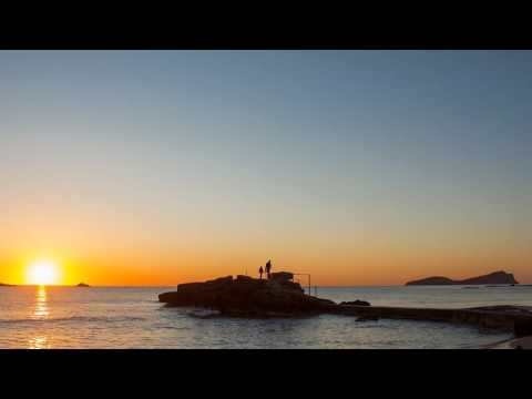 Es Figueral Ibiza sunrise timelapse beach