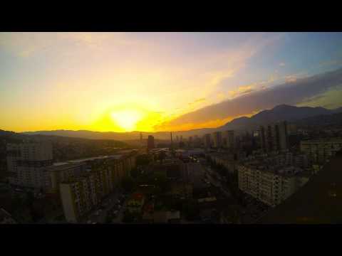 Izlazak sunca Sarajevo timelapse / Sarajevo sunrise 4k