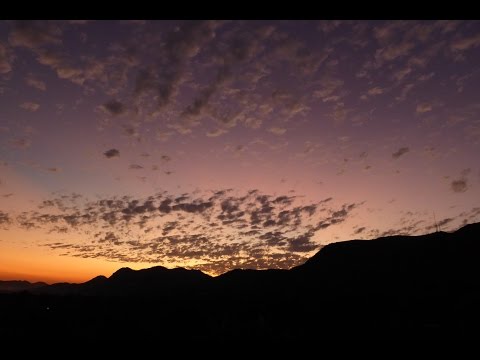 Amazing Time-Lapse of Volcanic Sunset in Zimbabwe