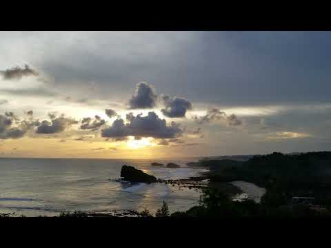 Timelapse sunset, indonesia