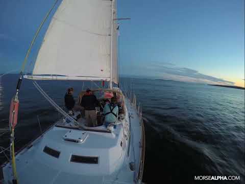 Timelapse Setting Sail at Sunset
