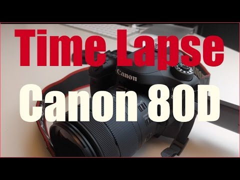 How to create a Time Lapse, Canon 80D and settings