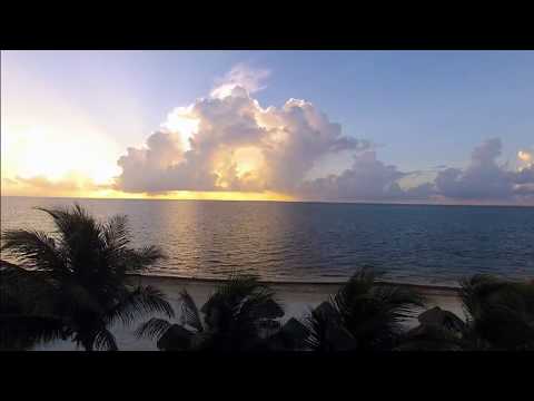 Horizon Time Lapse, Puerto Morelo, Mexico. Riviera Maya Sunrise and Sunset