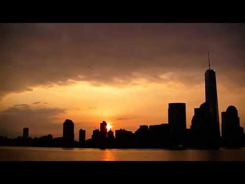 New York City spectacular sunrise time lapse 4-13-2014