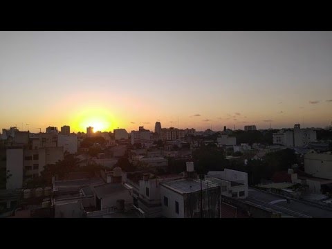 Buenos Aires, Argentina – March 13 sunrise timelapse